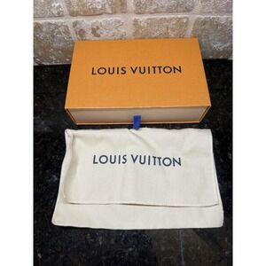 Authentic LOUIS VUITTON LV Drawer Box 9x6x2 W/ Dust Bag EXCELLENT